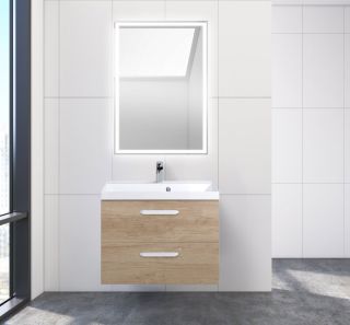 Тумба под раковину BelBagno подвесная 70x50см Rovere Nebrasca Nature AURORA-700-2C-SO-RNN